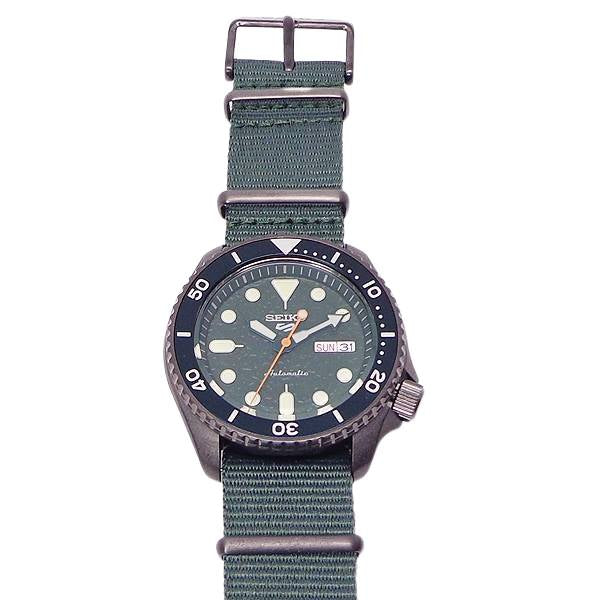 セイコー腕時計SRPD77自動巻き100ｍ防水デイデイトウォッチ並行輸入海外版