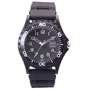 メンズ腕時計 シチズン時計 Q&Q 10気圧防水 3針 V43A-501VK ポリウレタン ベルト キューアンドキュー