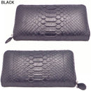 パイソン ラウンドファスナー長財布 HL6754PS へび革 爬虫類 小銭入れカードポケット付き長札