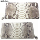 パイソン ラウンドファスナー長財布 HL6754PS へび革 爬虫類 小銭入れカードポケット付き長札