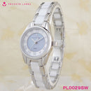 プライベートレーベル ソーラー ３針 SSセラミック レディースウォッチ PL0029