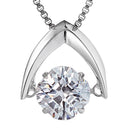 ペンダント ネックレス NYP-533 クロスフォー ニューヨーク ダンシング ストーン キュービック ジルコニア シルバー925 ロジウムコーティング