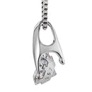 ペンダント ネックレス NYP-533 クロスフォー ニューヨーク ダンシング ストーン キュービック ジルコニア シルバー925 ロジウムコーティング